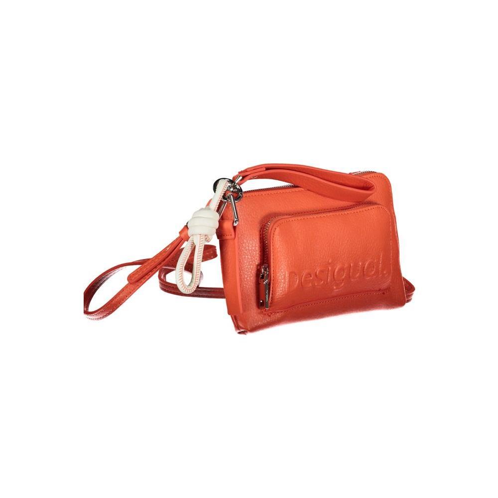 Desigual Pink Polyethylene Handbag DE-28952