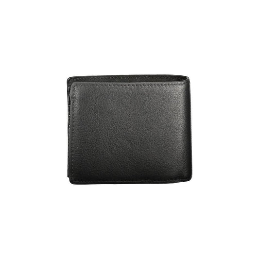 Tommy Hilfiger Black Leather Men Wallet TO-36361