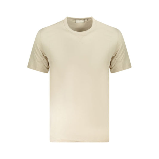 Calvin Klein Beige Cotton T-Shirt