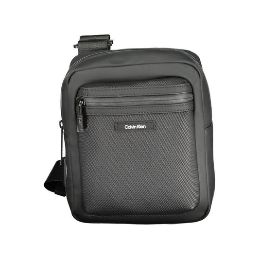 Calvin Klein Black Polyester Men Shoulder Bag CA-36288