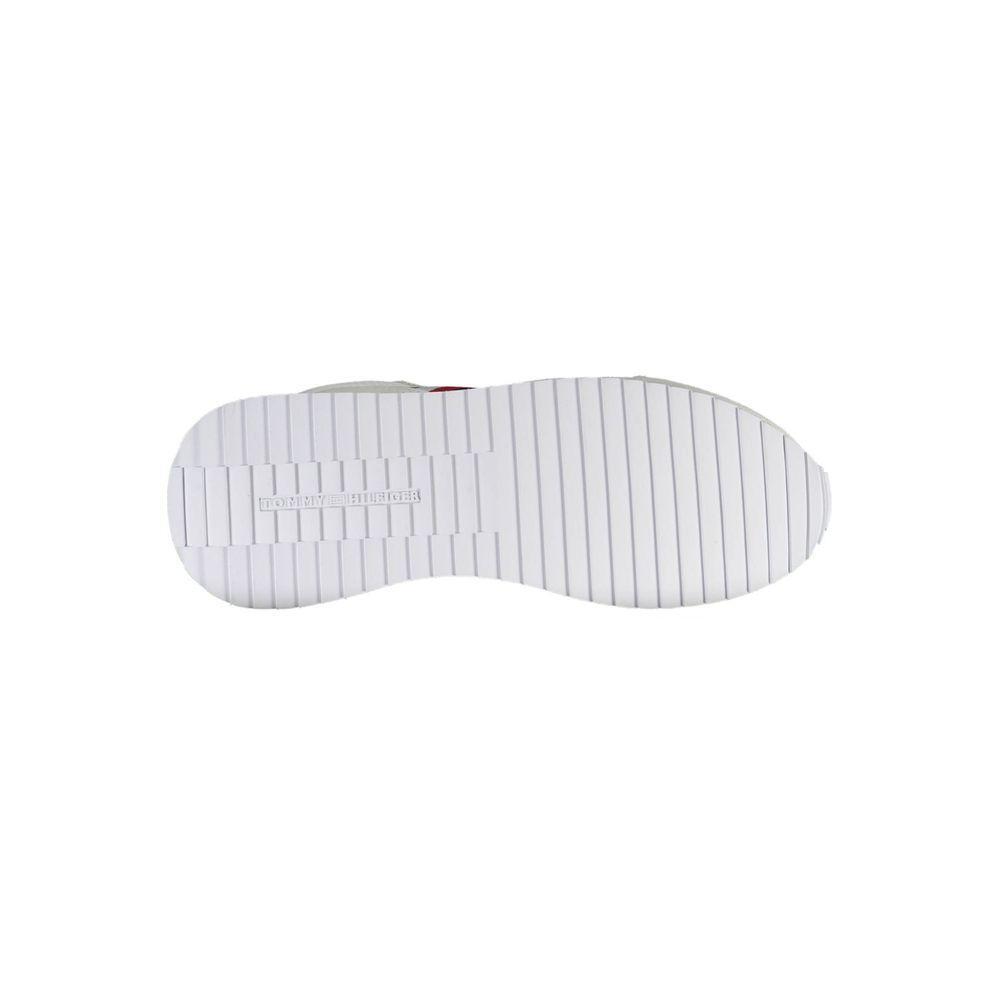Tommy Hilfiger White Polyester Men Sneaker TO-37169-EU40/US7