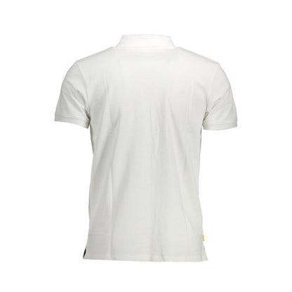 Timberland White Cotton Men Polo Shirt