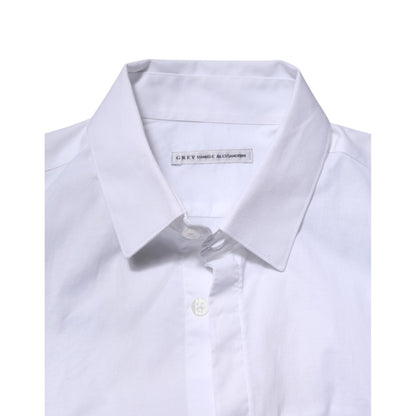 Daniele Alessandrini White Long Sleeves Dress Shirt