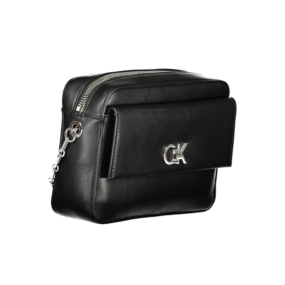 Calvin Klein Black Polyester Handbag