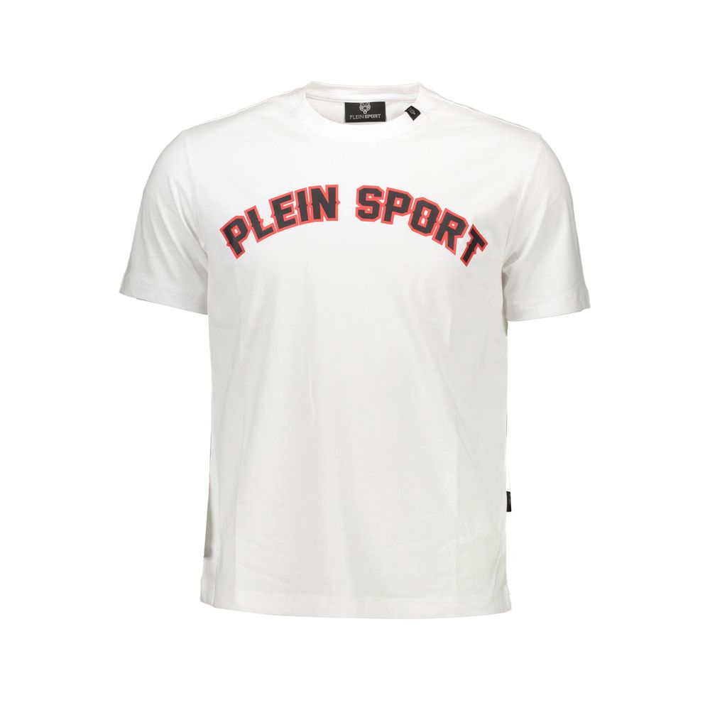 Plein Sport White Cotton T-Shirt