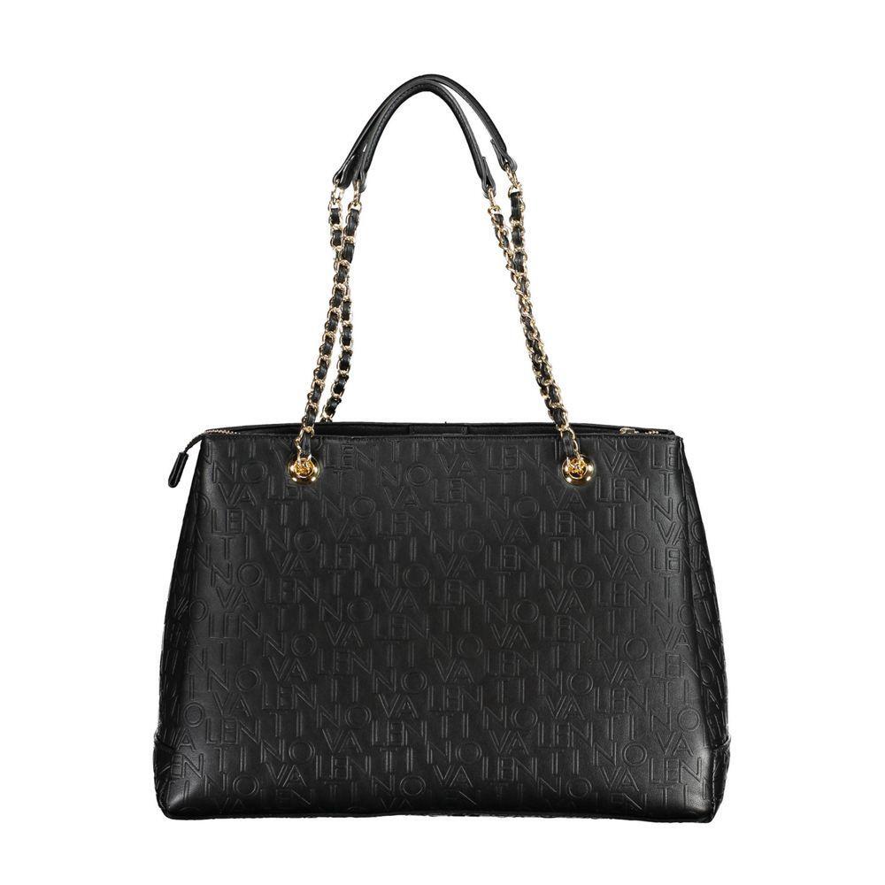 Mario Valentino Black Polyethylene Women Handbag