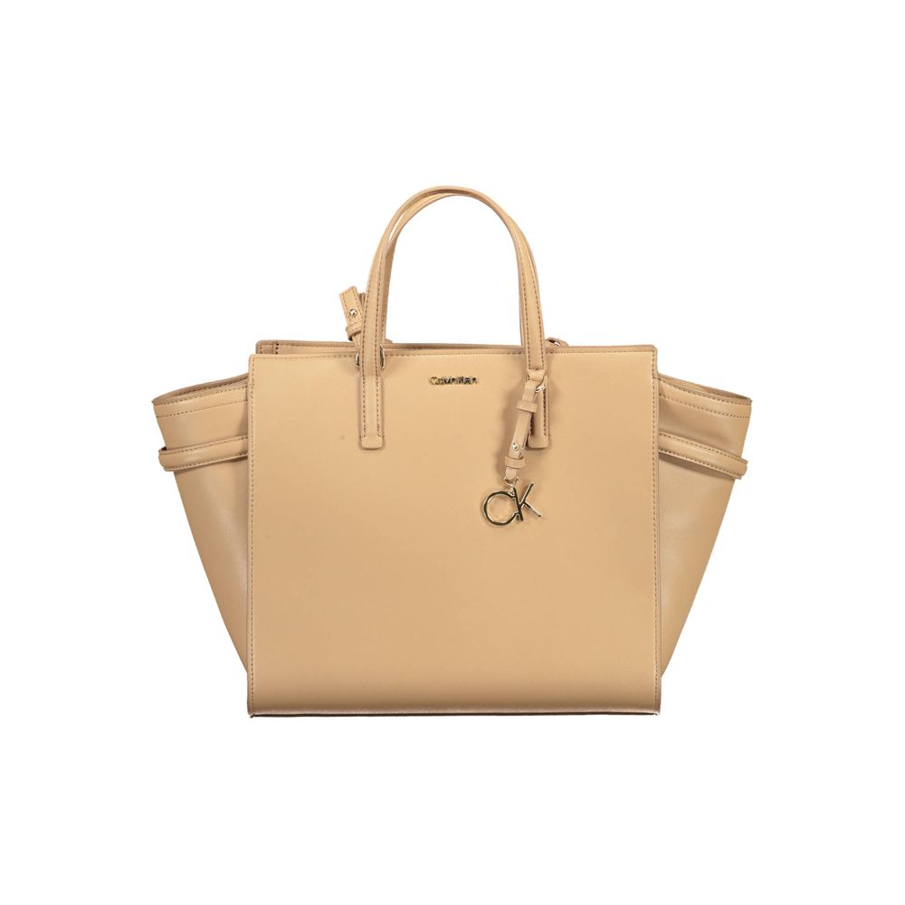 Front view with bag zipped and handles upright.