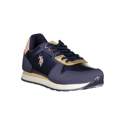 U.S. POLO ASSN. Blue Polyurethane Women Sneaker