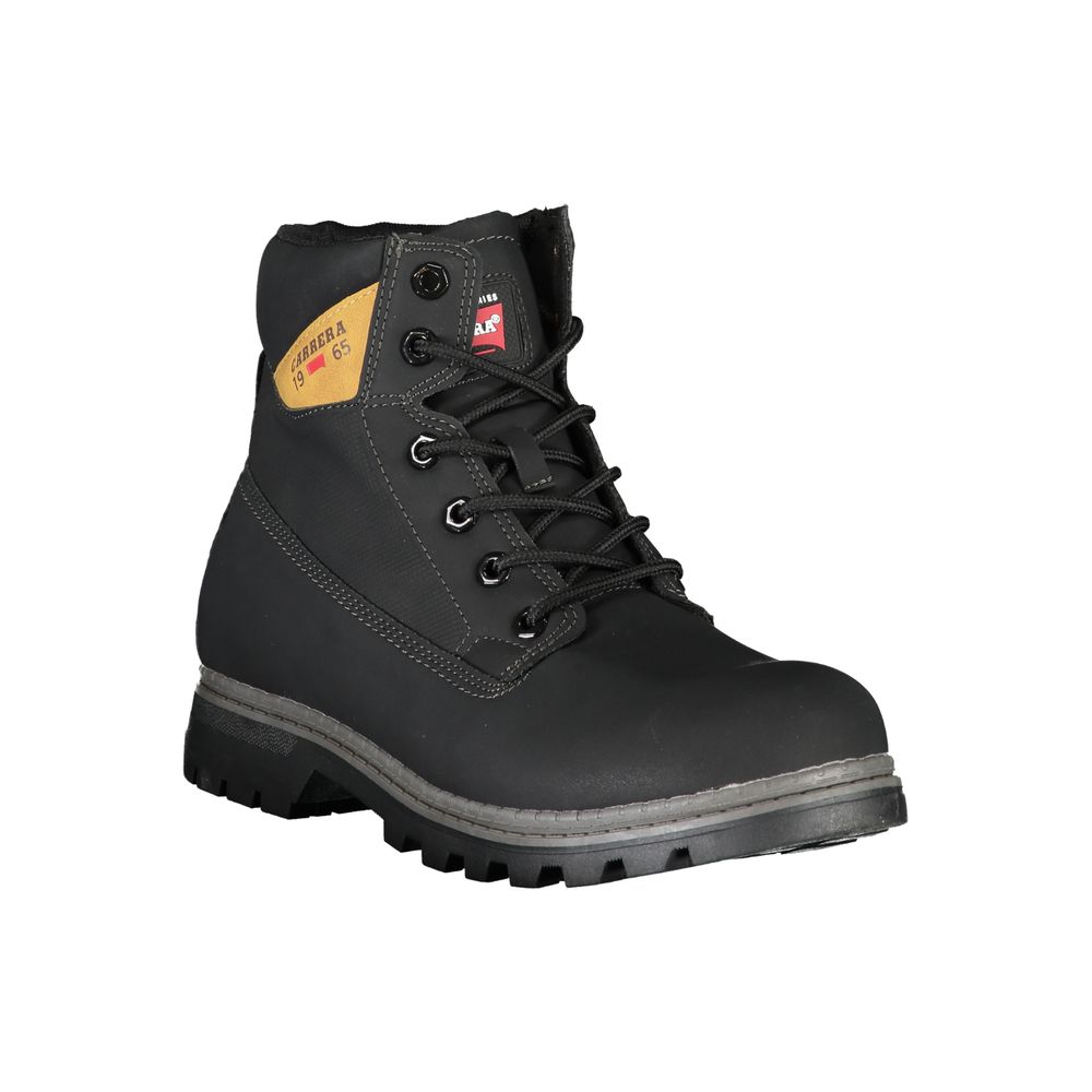 Carrera Black Polyester Men Boot