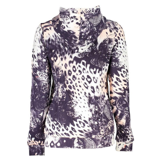Cavalli Class Pink Cotton Women Sweater CA-26722-XS