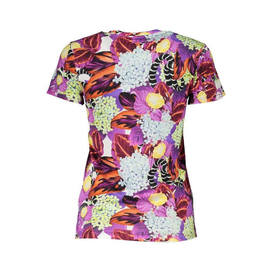 Cavalli Class Purple Cotton Tops & T-Shirt CA-26748-XS