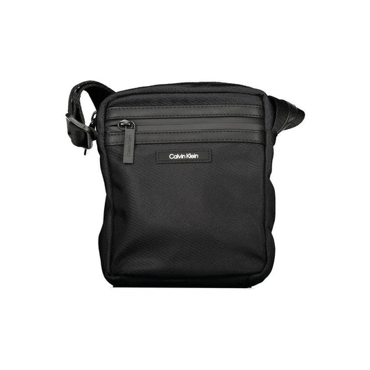 Calvin Klein Black Polyester Men Shoulder Bag CA-36293