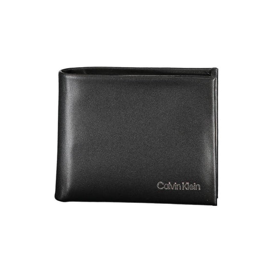 Calvin Klein Black Polyester Men Wallet