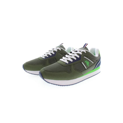 U.S. POLO ASSN. Green Polyester Sneaker