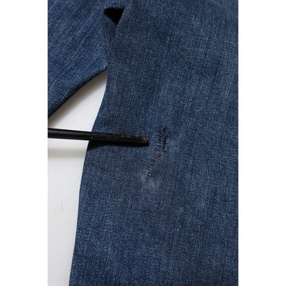 Dolce & Gabbana Blue Low Waist Cotton Skinny Denim Jeans