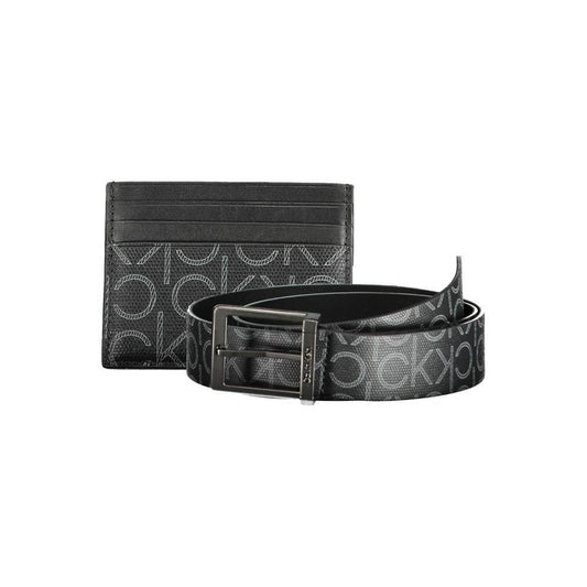Calvin Klein Black Polyethylene Mens Wallet