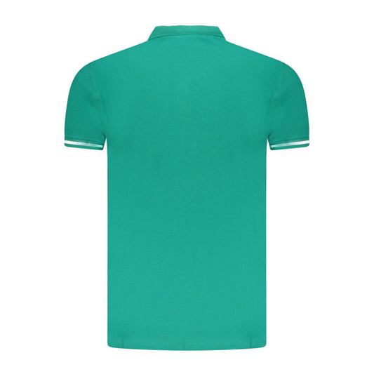 Cavalli Class Green Cotton Men Polo Shirt CA-36634-M