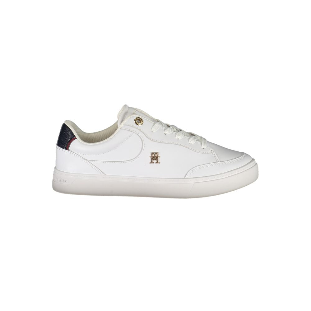 Tommy Hilfiger White Leather Women Sneaker