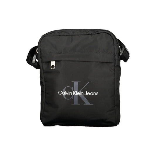 Calvin Klein Black Polyester Men Shoulder Bag CA-36321