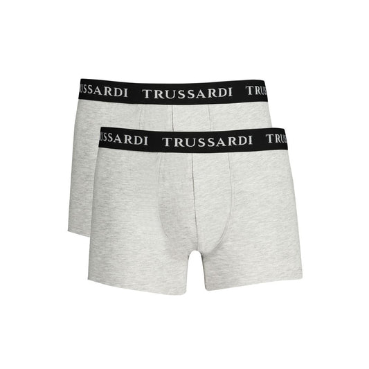 Trussardi Brown Cotton Men Boxer Underwear TR-31036-M