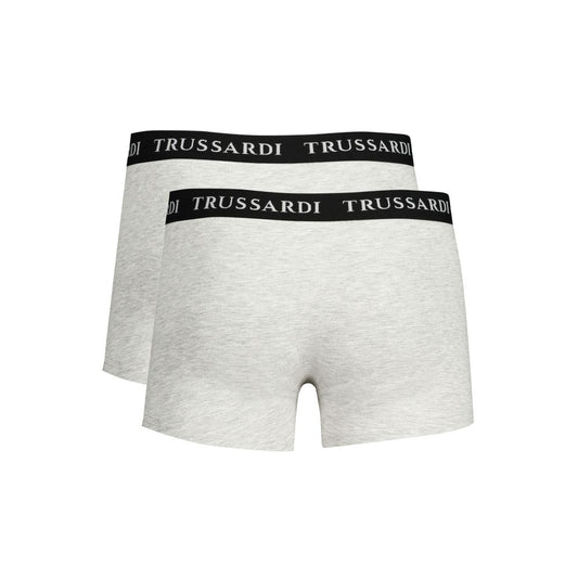Trussardi Brown Cotton Men Boxer Underwear TR-31036-M