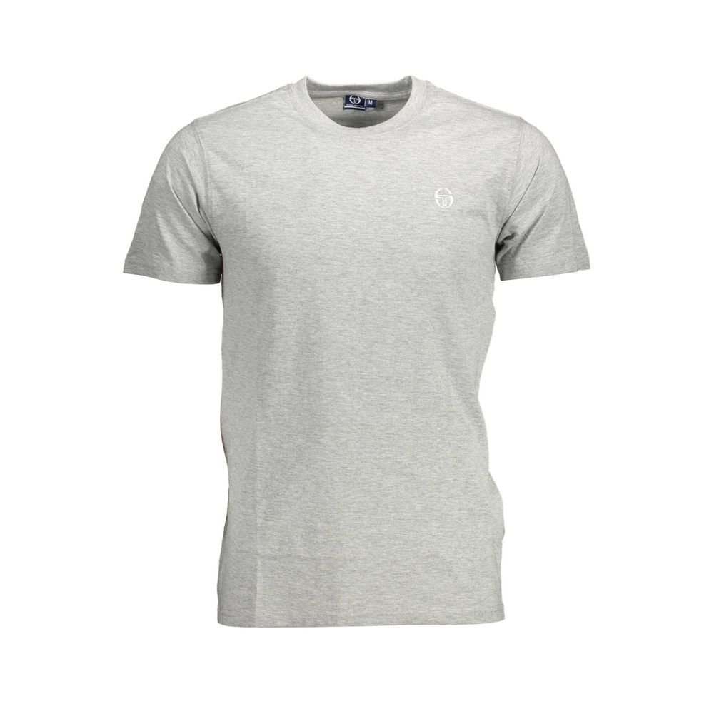 Sergio Tacchini Brown Cotton Men T-Shirt