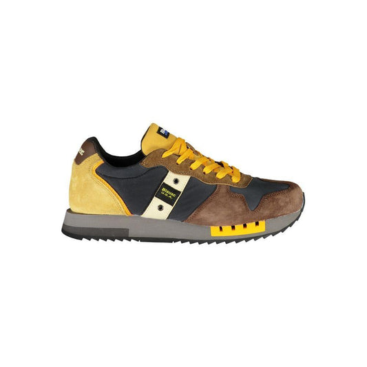 Blauer Chic Contrast Lace-Up Sneakers BL-23156-EU45/US12
