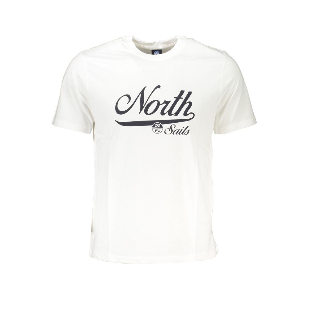 North Sails Bianco Cotton Mens T-Shirt