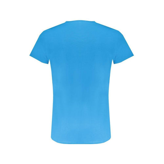 Trussardi Light Blue Cotton Men T-Shirt TR-30156-M