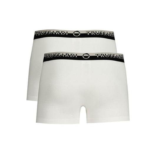 Trussardi White Cotton Underwear TR-31033-L