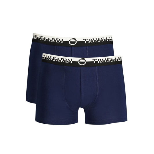 Trussardi Blue Cotton Underwear TR-31035-XL