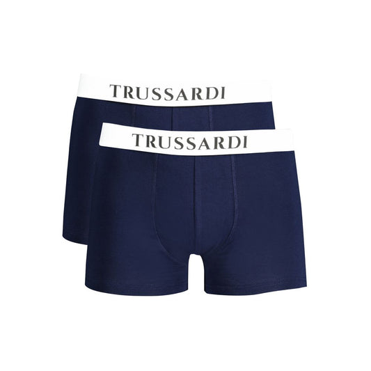 Trussardi Blue Cotton Underwear TR-31038-L
