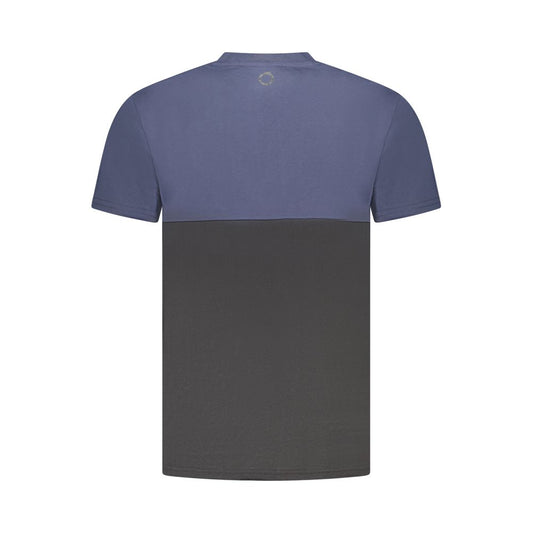 Trussardi Blue Cotton Men T-Shirt TR-36619-L