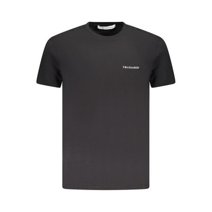 Trussardi Black Cotton Men T-Shirt