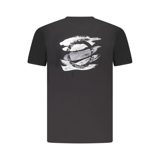 Trussardi Black Cotton Men T-Shirt TR-36621-L
