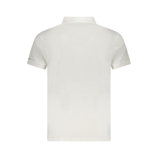Trussardi White Cotton Men Polo Shirt TR-36629-XXL