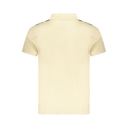 Cavalli Class Beige Cotton Polo Shirt