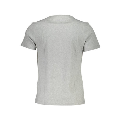 Back view of La Martina Brown Cotton Men T-Shirt with short sleeves and crew neck.