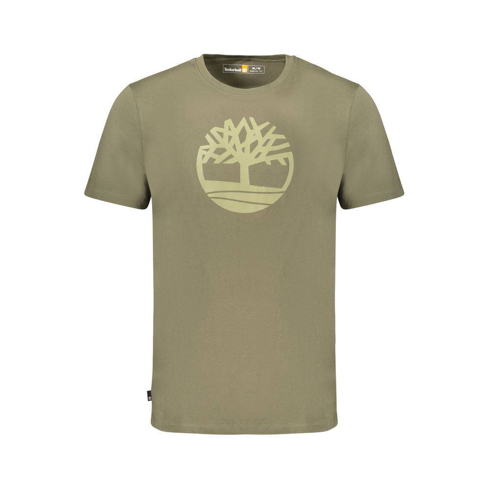Timberland Green Cotton T-Shirt