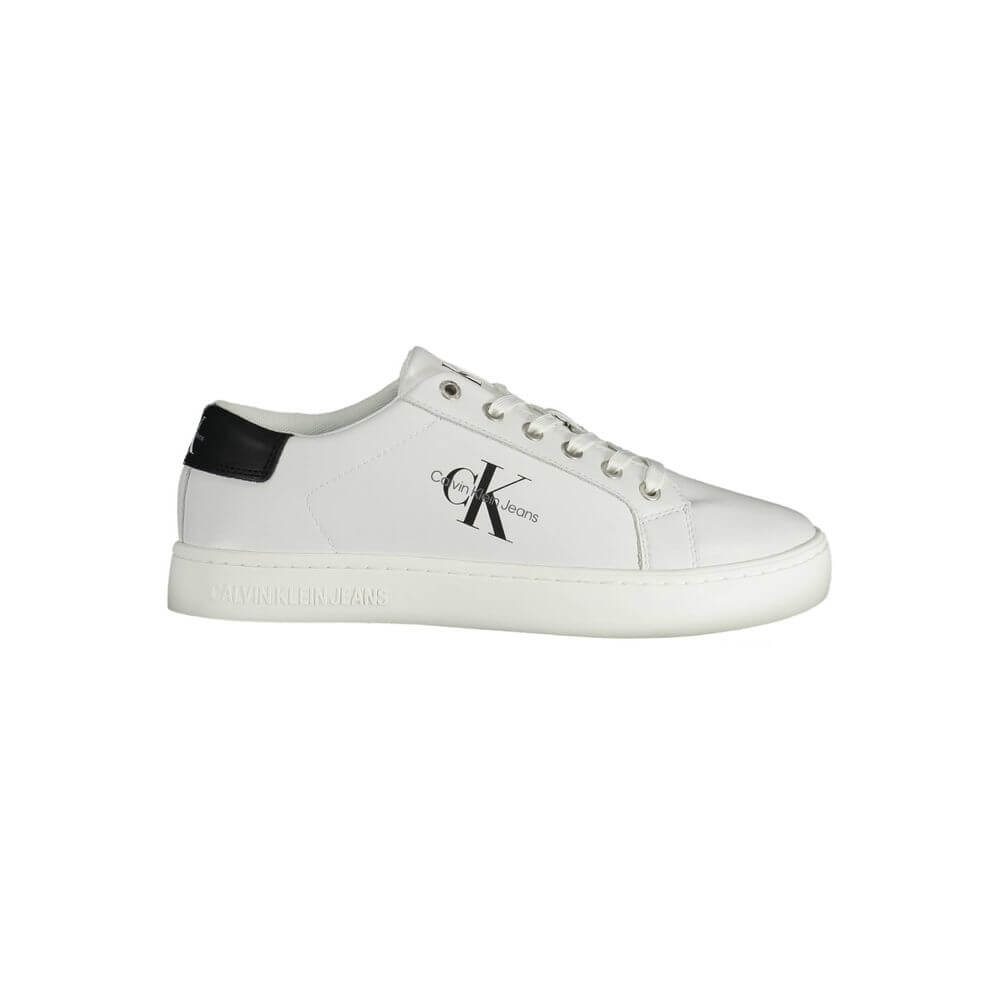 Calvin Klein White Polyester Sneaker