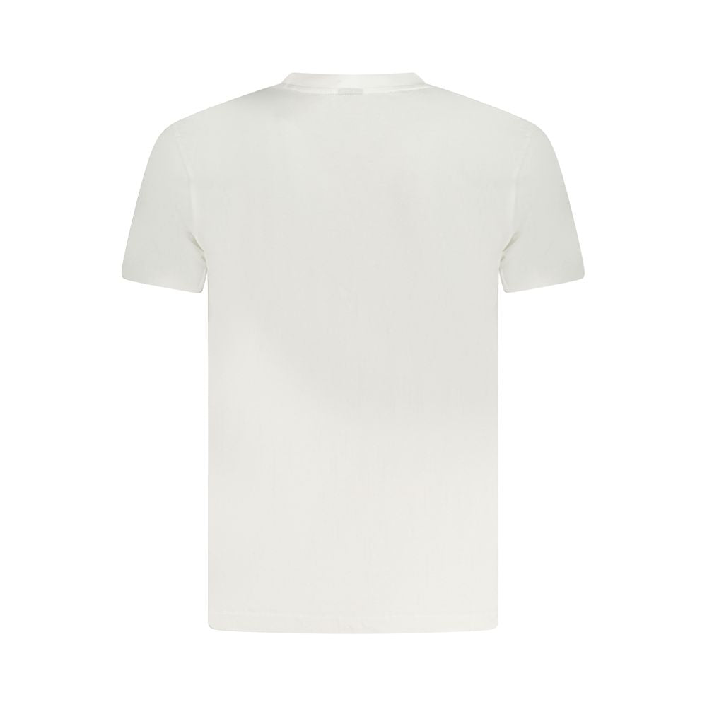 Armata Di Mare White Cotton Men T-Shirt, back view showcasing premium cotton fabric.
