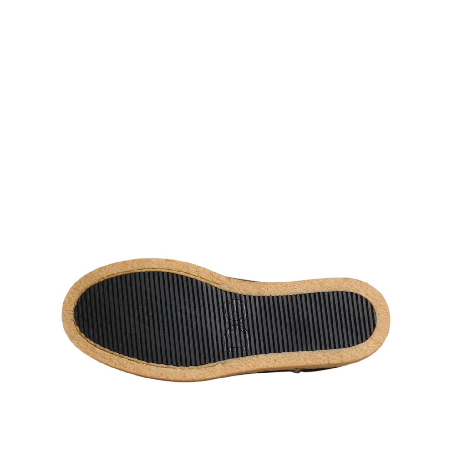 Dolce & Gabbana Brown White Calfskin Leather Loafers Shoes