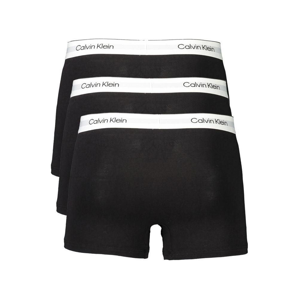 Calvin Klein Black Cotton Men Boxer Short CA-35389-XXL