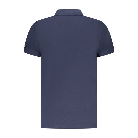 Trussardi Blue Cotton Men Polo Shirt TR-36626-M