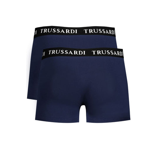 Trussardi Blue Cotton Underwear TR-31034-L