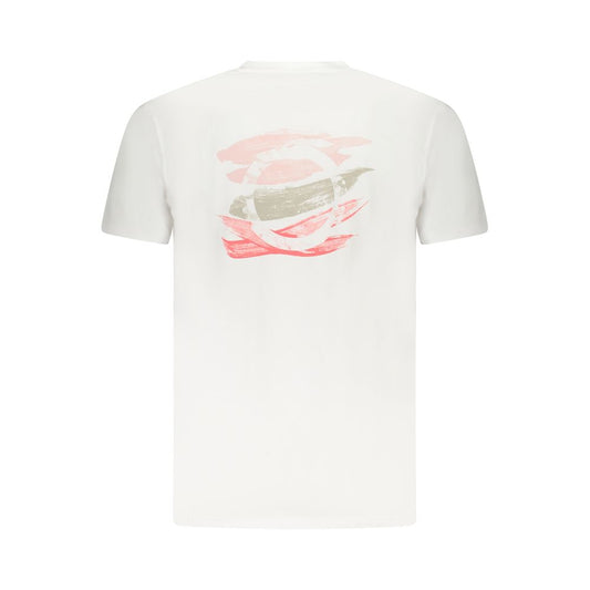 Trussardi White Cotton Men T-Shirt TR-36617-M