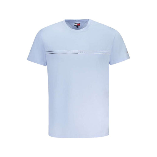 Tommy Hilfiger Blue Cotton Men T-Shirt