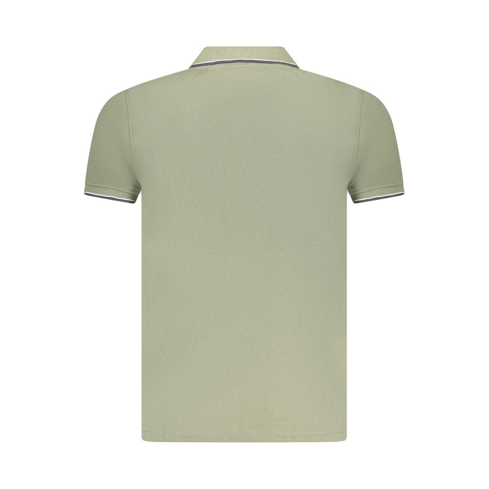 Back view of Norway 1963 Green Cotton Men Polo Shirt showcasing premium craftsmanship and classic style.