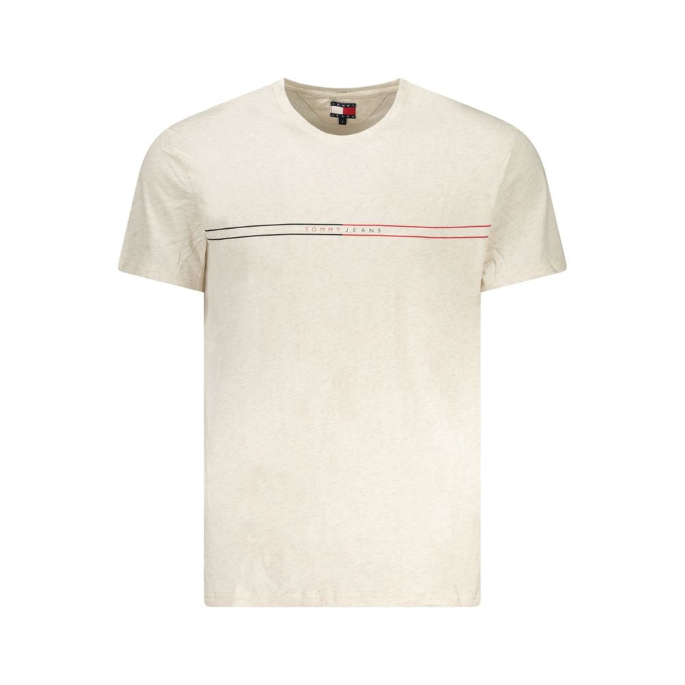 Tommy Hilfiger Beige Cotton T-Shirt