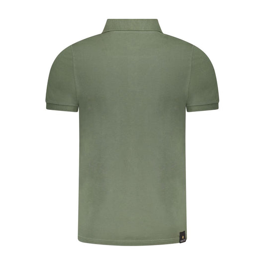 Accademia Militare Green Cotton Polo Shirt AC-36535-S